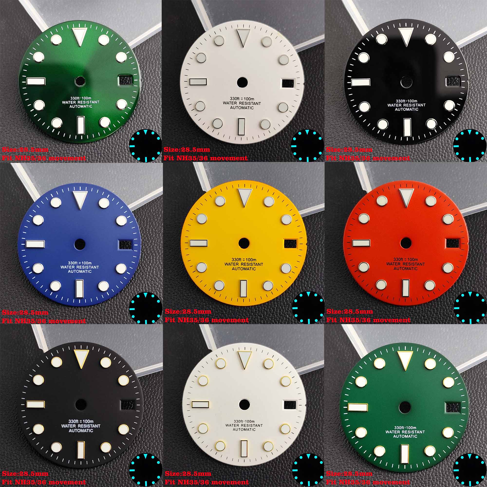 Watch Dial Custom Sterile 28.5Mm - قرص ساعة بقطر 28.5 ملم مناسب