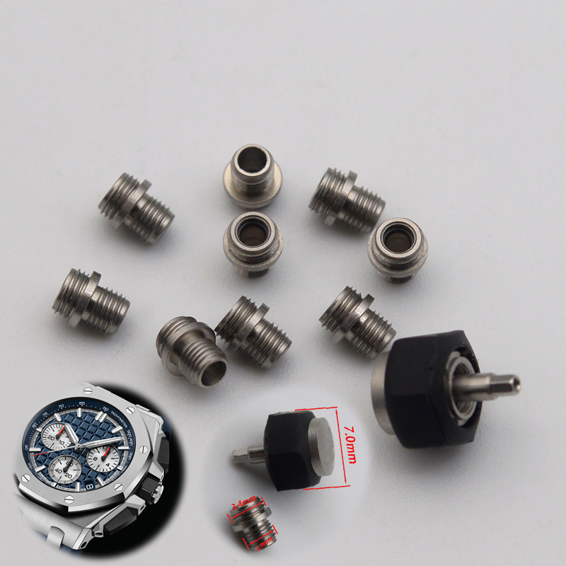 Watch Crown Screw Down Replacement - تاج ساعة من الفولاذ المقاوم للصدأ