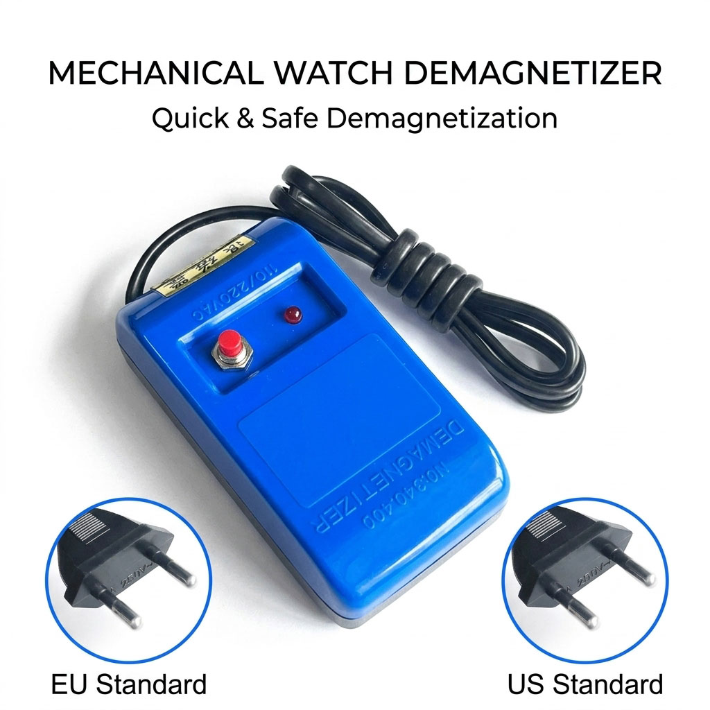 Watch Demagnetizer Electrical Repair - جهاز إزالة المغناطيسية الاحترافي للساعات الميكانيكية