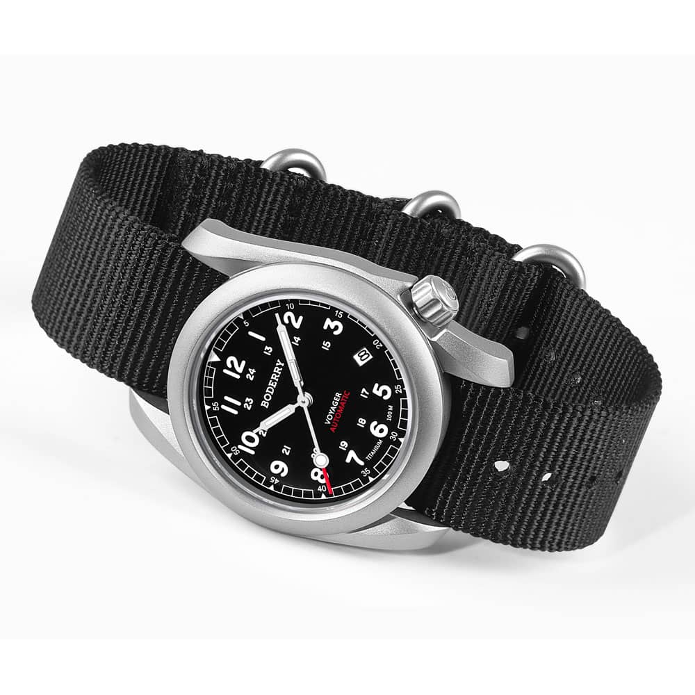 ساعات بوديري الرجالية الميداني - مراجعة Field Watch Titanium 100M Sapphire وسعره
