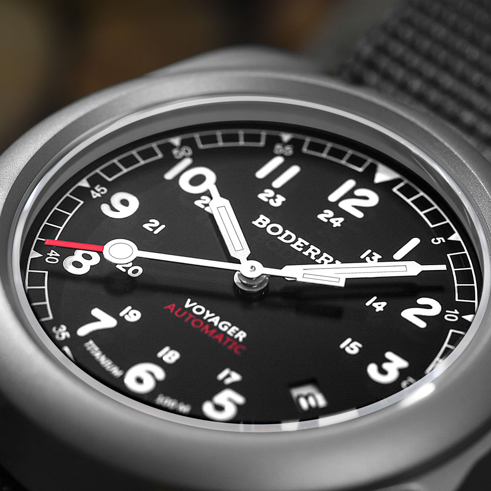 ساعة بوديري فوياجر للرجال، خفي - مراجعة Field Watch Titanium 100M Sapphire وسعره