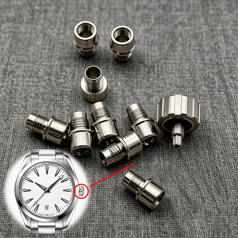 تاج ساعة قابل للربط بالبراغي،  - مراجعة Watch Crown Screw Down Replacement وسعره