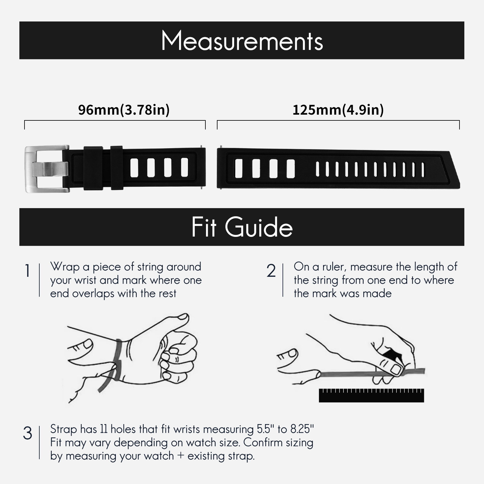 قسط الصف FKM ساعة مطاطية حزام  - مراجعة Fkm Rubber Dive Watch Strap 20Mm وسعره