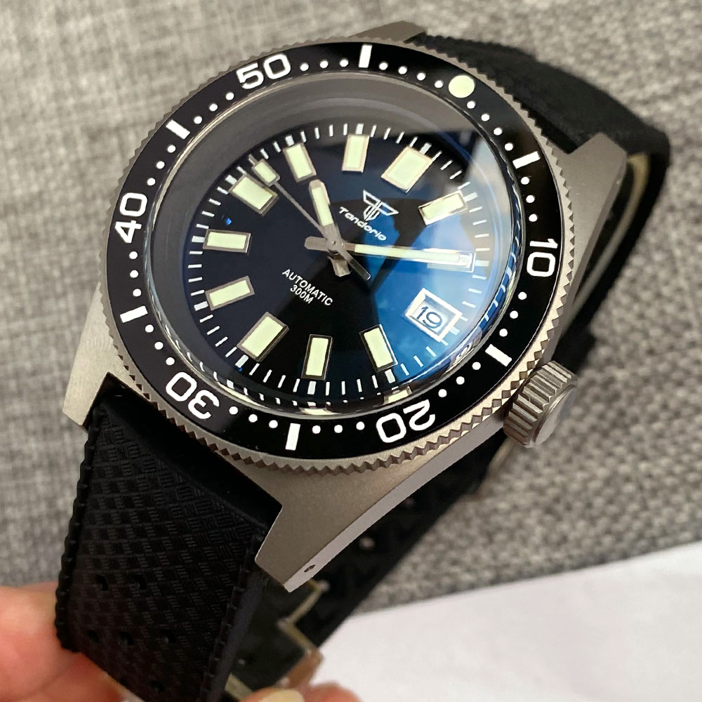 Tandorio 41 مللي متر التيتانيو - مراجعة Titanium Automatic Watch 300M Sapphire وسعره