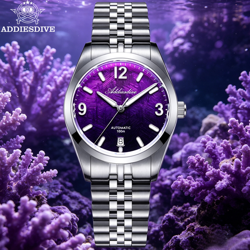 ساعات ADDIESDIVE الجديدة AD254 - مراجعة Watch Crown Screw Down Replacement وسعره