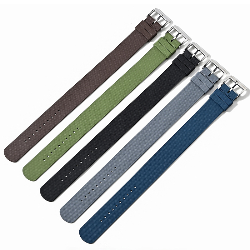 20 مللي متر 21 مللي متر 22 ملل - مراجعة Fkm Rubber Dive Watch Strap 20Mm وسعره