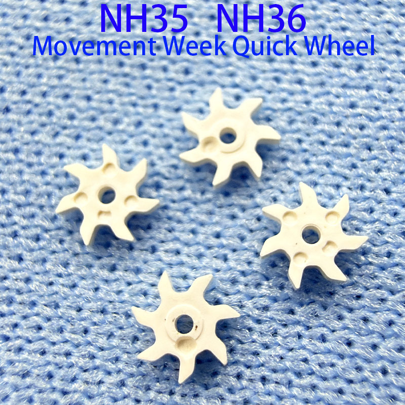 عجلة تقويم سريعة الدوران لحركة - مراجعة Watch Movement Automatic Nh35A Nh36A وسعره