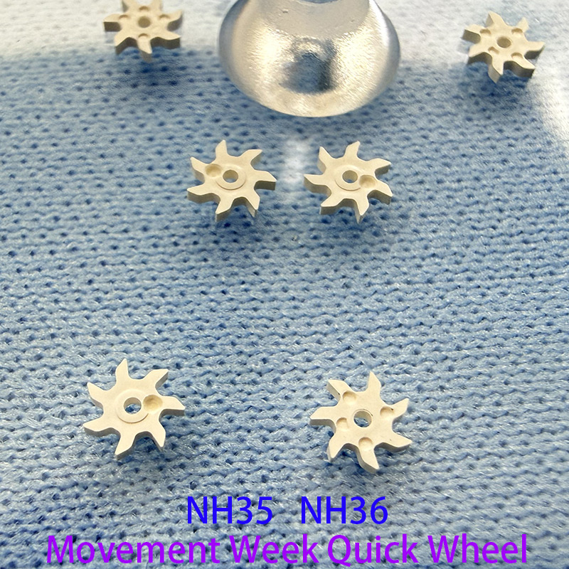 عجلة تقويم سريعة الدوران لحركة - مراجعة Watch Movement Automatic Nh35A Nh36A وسعره