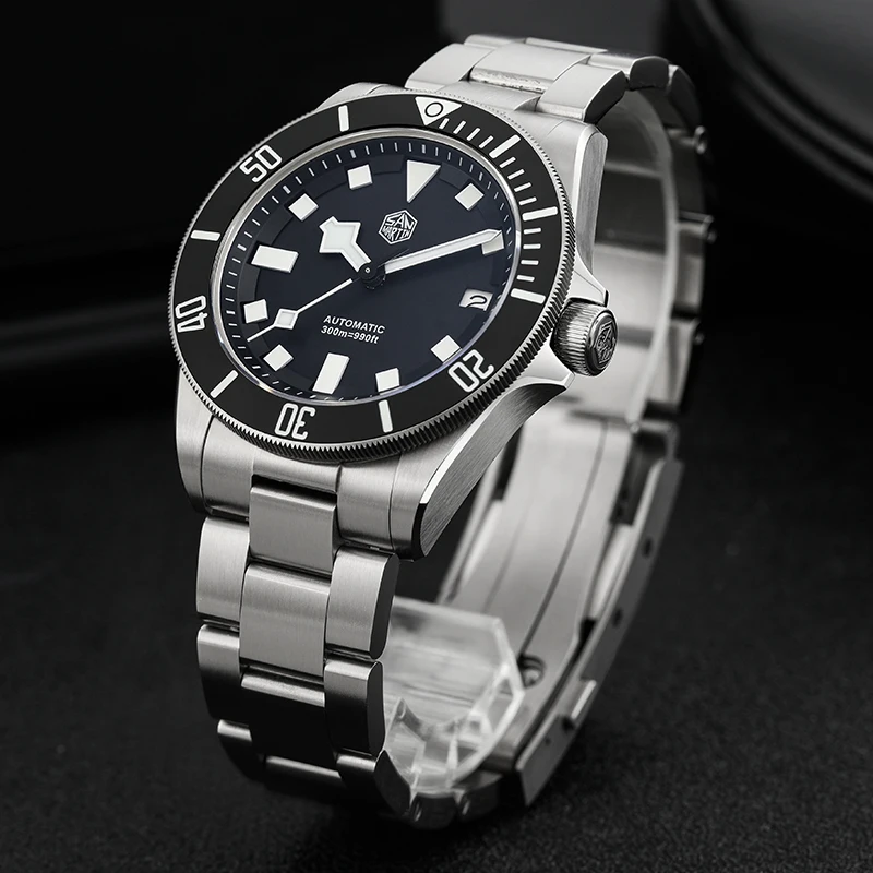 ساعة سان مارتن SN0121T ميكانيك - مراجعة Titanium Automatic Watch 300M Sapphire وسعره