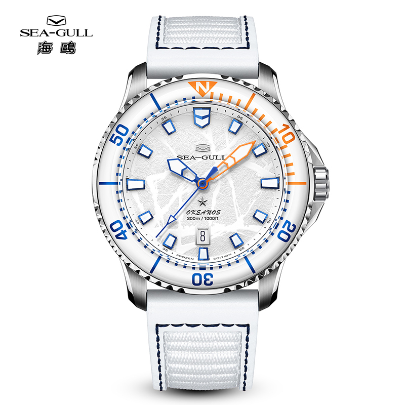 النورس المحيط سلسلة برو الرجال - مراجعة Titanium Automatic Watch 300M Sapphire وسعره