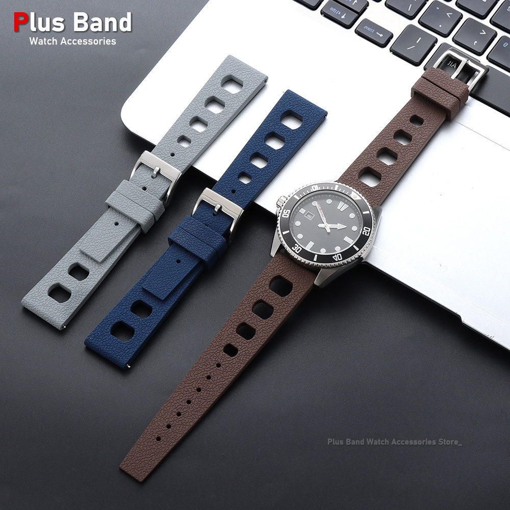 حزام ساعة جديد بتصميم عصري، مص - مراجعة Fkm Rubber Dive Watch Strap 20Mm وسعره