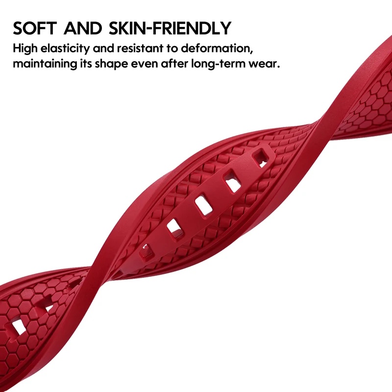 حزام ساعة رياضي مقاوم للماء من - مراجعة Fkm Rubber Dive Watch Strap 20Mm وسعره
