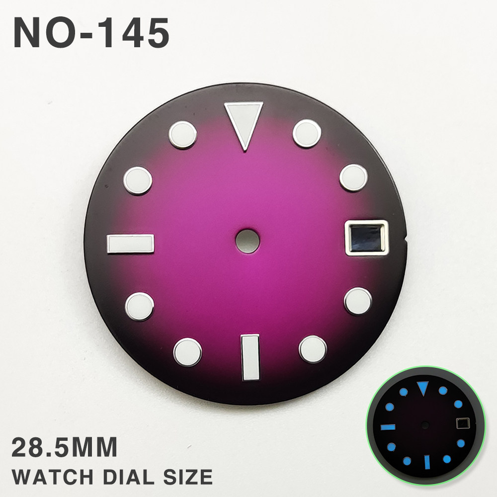 قرص ساعة متدرج اللون أسود وأرج - مراجعة Watch Dial Custom Sterile 28.5Mm وسعره
