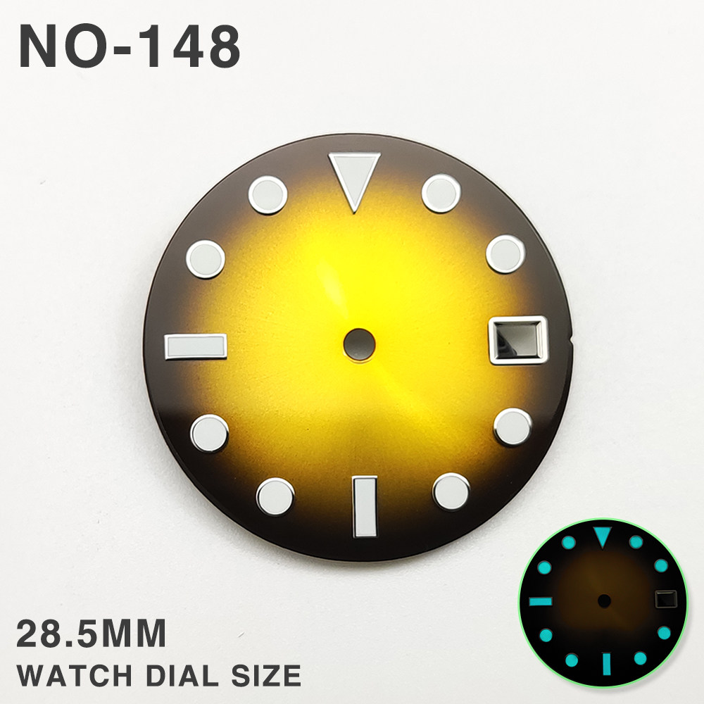 قرص ساعة متدرج اللون أسود وأرج - مراجعة Watch Dial Custom Sterile 28.5Mm وسعره