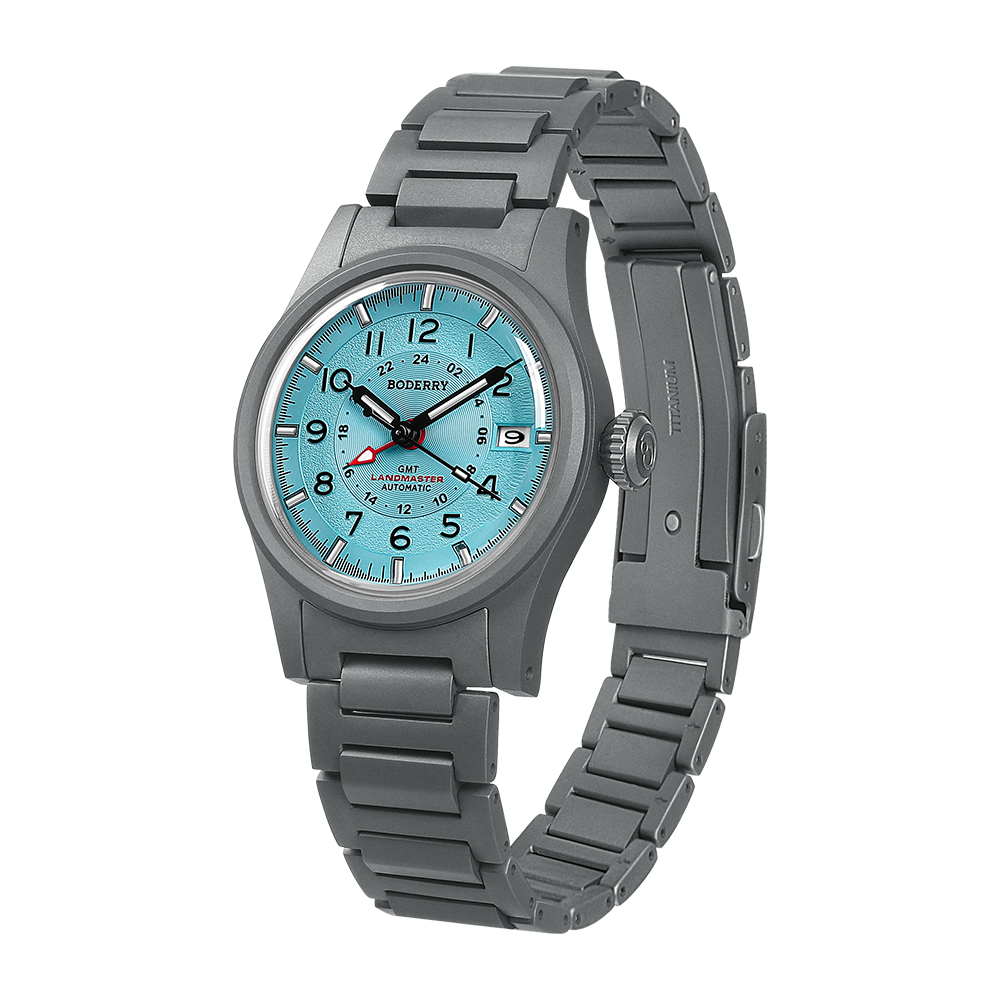 ساعة بوديري لاندماستر جي إم تي - مراجعة Field Watch Titanium 100M Sapphire وسعره