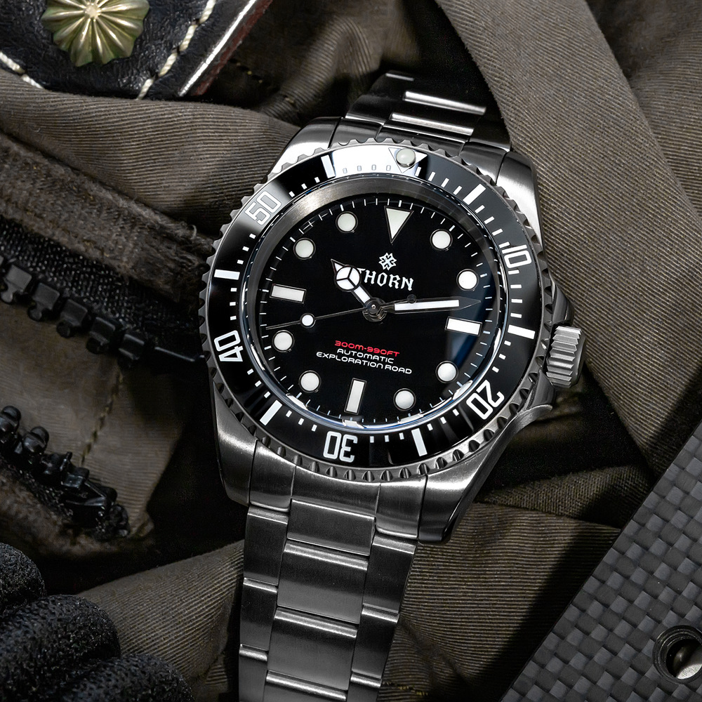 ساعة يد ميكانيكية أوتوماتيكية  - مراجعة Titanium Automatic Watch 300M Sapphire وسعره
