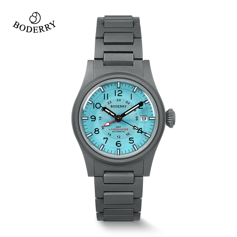 ساعة Boderry LANDMASTER GMT Fi - مراجعة Field Watch Titanium 100M Sapphire وسعره