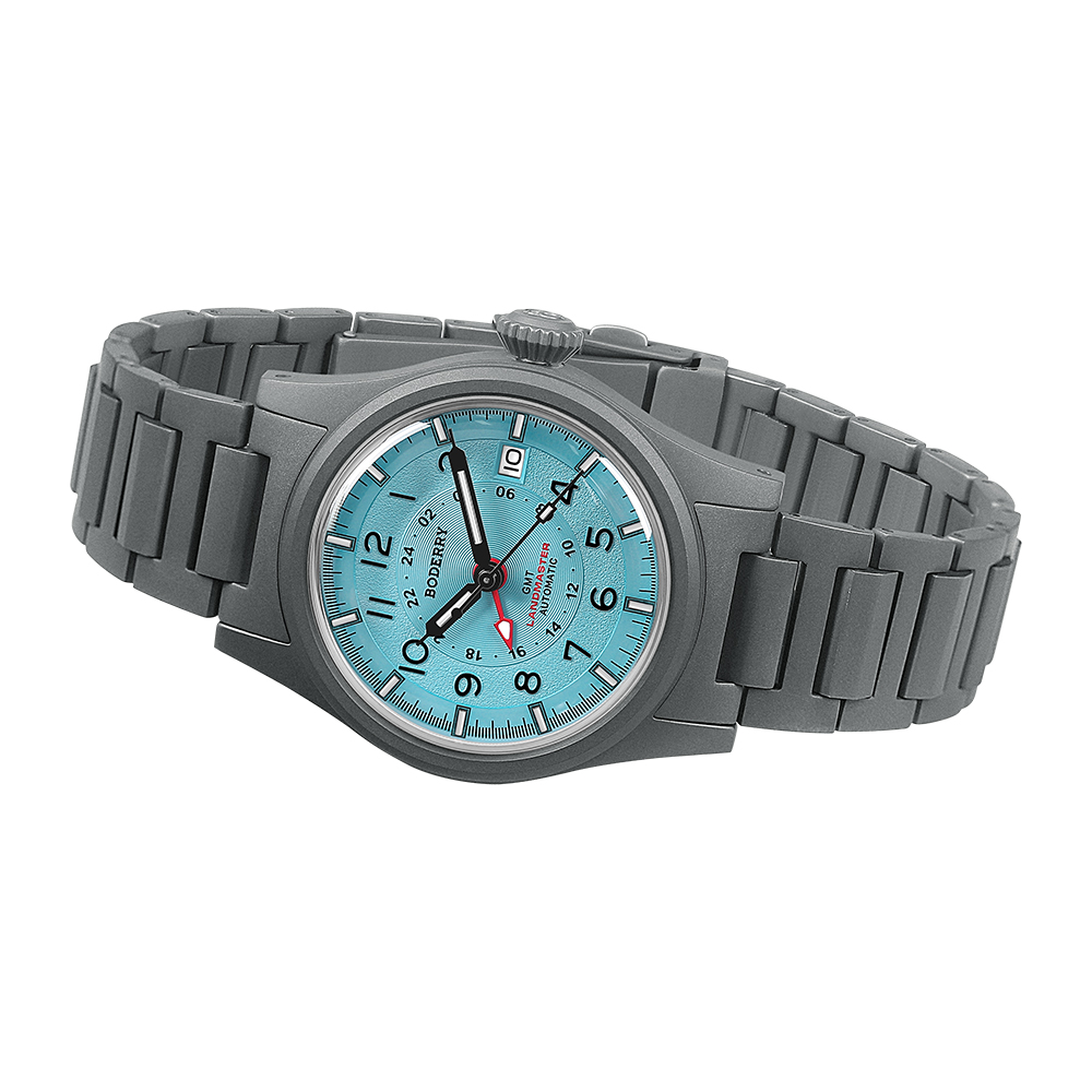 ساعة Boderry LANDMASTER GMT Fi - مراجعة Field Watch Titanium 100M Sapphire وسعره