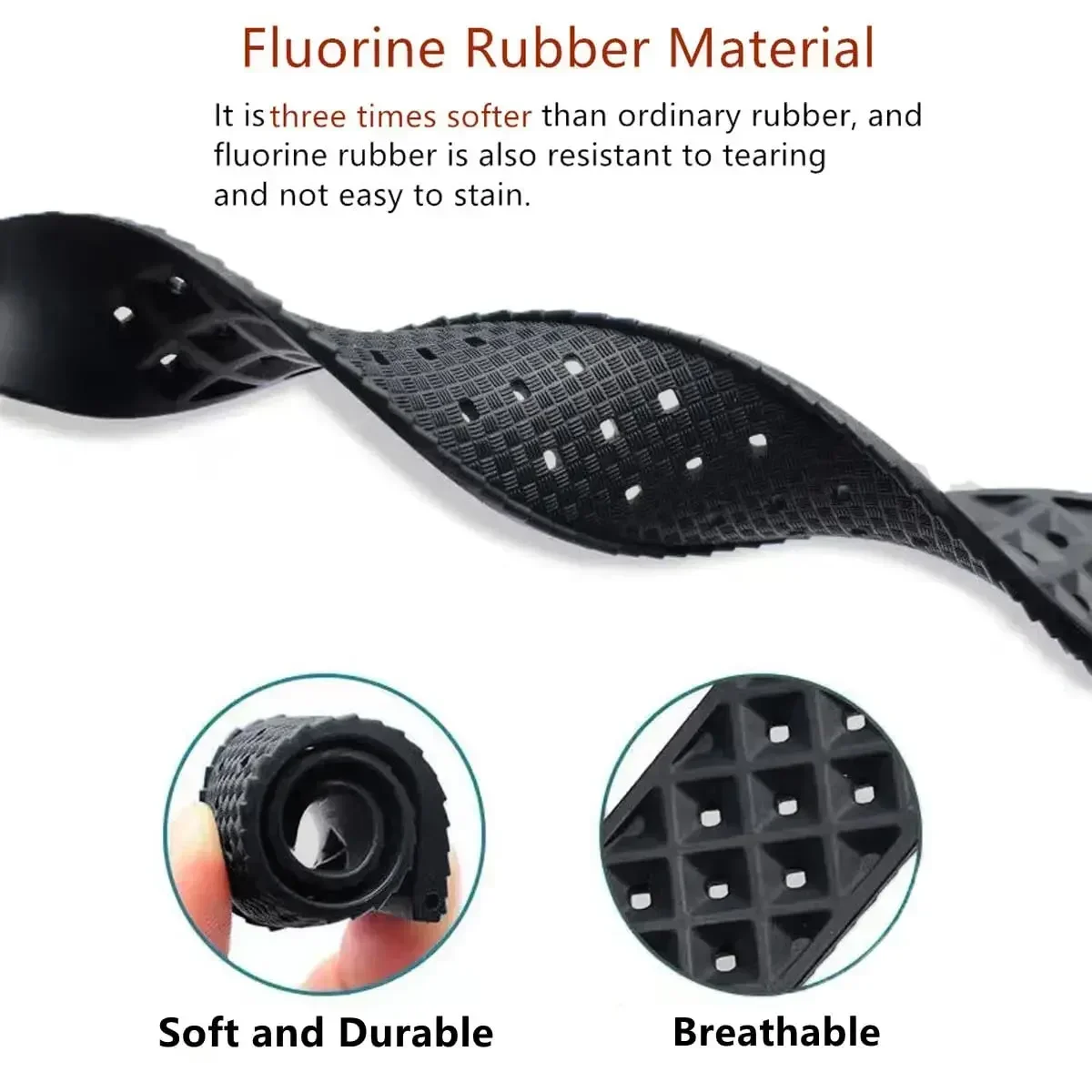 FKM حزام ساعة اليد 20 مللي متر - مراجعة Fkm Rubber Dive Watch Strap 20Mm وسعره