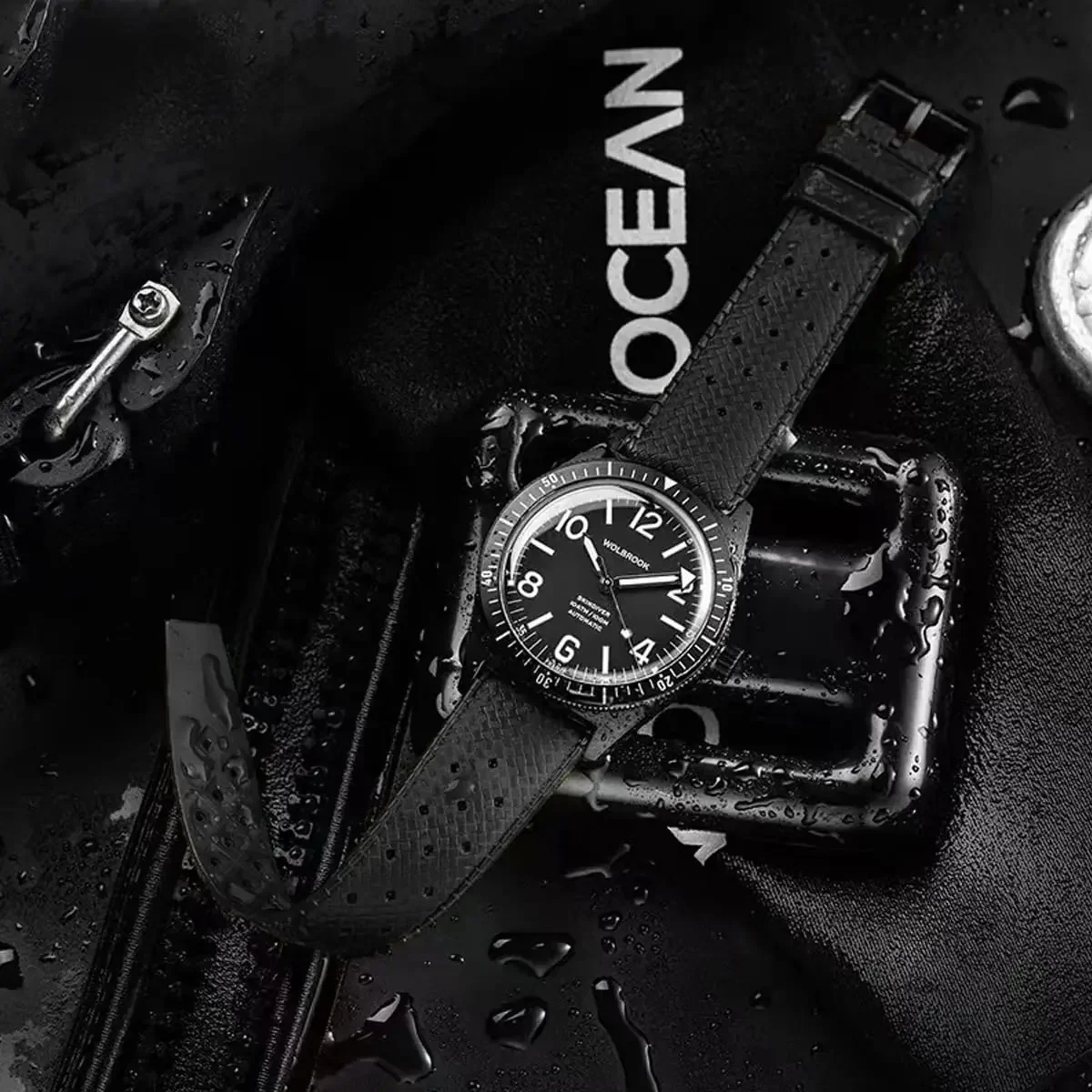 FKM حزام ساعة اليد 20 مللي متر - مراجعة Fkm Rubber Dive Watch Strap 20Mm وسعره