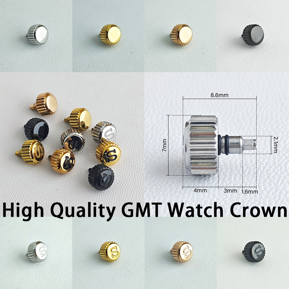 غطاء ساعة GMT بديل مع تاج محفو - مراجعة Watch Crown Screw Down Replacement وسعره