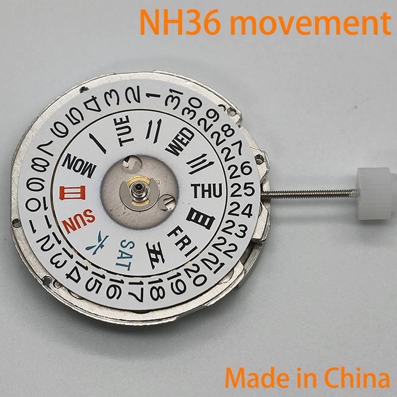 حركة ساعة ميكانيكية أوتوماتيكي - مراجعة Watch Movement Automatic Nh35A Nh36A وسعره