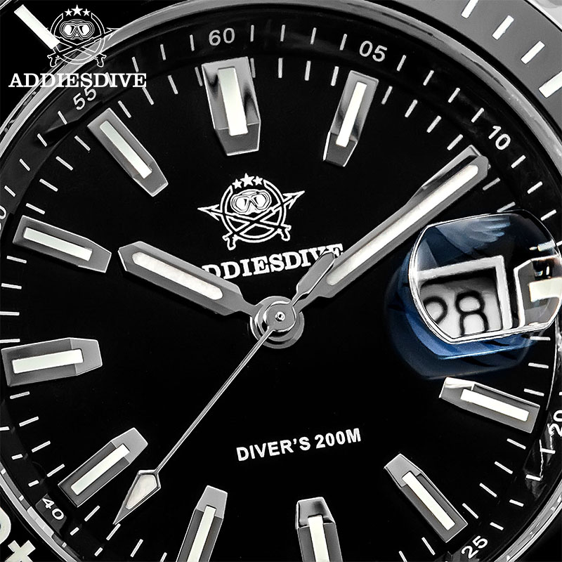 ADDIESDIVE جديد AD2510 ساعة غو - مراجعة Watch Crown Screw Down Replacement وسعره