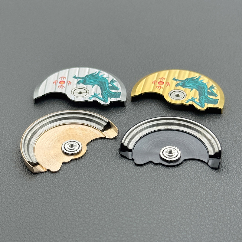 قطعة تعديل روتور المطرقة الأوت - مراجعة Watch Movement Automatic Nh35A Nh36A وسعره